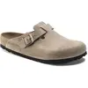 Image de Birkenstock, Unisexe, Sandales, Boston geöltes Nubukleder normal, Marron, (42)