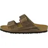 Image de Birkenstock, Unisexe, Sandales, Arizona en cuir nubuck étroit, Marron, (36)