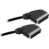 Image de Monacor Scart   Scart (0.80 m, Péritel), Câble vidéo, Noir