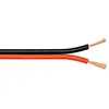 Image de Goobay Câble de haut-parleur rougenoir CU (25 m, 0.75 mm²² mm), Câble d'enceinte, Rouge, Noir