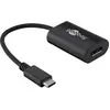 Image de Goobay Adaptateur USB C (DP, 20 cm), Adaptateur données + vidéo, Noir
