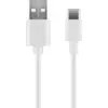 Image de Goobay 45563 Câble USB A USB C Mâle Mâle Blanc 1m (1 m, USB 2.0), Câble USB