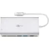 Image de Goobay Premium 49850 (USB-C, 8 ports), Station d'accueil + hub USB, Argent