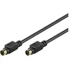 Image de Goobay Câble de connexion S-Vidéo, blindé individuellement (1 m), Câble audio