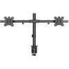 Image de Goobay Doppel-Monitorhalterung (Tables, 32", 9 kg), Support de moniteur, Noir