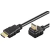 Image de Goobay Câble HDMI haute vitesse à 90° avec Ethernet (5 m), Câble vidéo, Noir