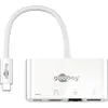 Image de Goobay Adaptateur multiports (USB-C), Station d’accueil + hub USB, Blanc