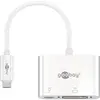 Image de Goobay USB Typ C   DVI (USB, 19 cm), Adaptateur données + vidéo, Blanc