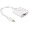 Image de Goobay Adaptateur USB C (HDMI, 20 cm), Adaptateur données + vidéo, Blanc