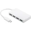 Image de Goobay Multiport USB-C quadruple (USB-C, 4 ports), Station d'accueil + hub USB, Blanc