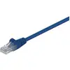 Image de Goobay CAT 5e Câble patch, U/UTP, bleu, 20 m (U/UTP, CAT5e, 20 m), Câble réseau