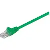 Image de Goobay CAT 5e Câble patch, U/UTP, vert, 5 m (U/UTP, CAT5e, 5 m), Câble réseau