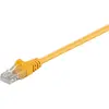 Image de Goobay CAT 5e Câble patch, U/UTP, jaune, 7.5 m (U/UTP, CAT5e, 7 m), Câble réseau