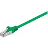 Image de Goobay CAT 5-025 FTP VERT (F/UTP, CAT5e, 0.25 m), Câble réseau