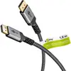 Image de Goobay Câble DisplayPort, Câble vidéo, Gris