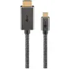 Image de Goobay USB Typ C   HDMI (type A) (1 m), Câble vidéo