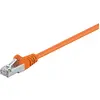 Image de Goobay CAT 5e Câble patch, F/UTP, orange, 1 m (F/UTP, CAT5e, 1 m), Câble réseau