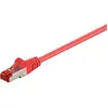 Image de Goobay Wentronic Câble patch CAT 6, S/FTP (PiMF), rouge, 5 m (S/FTP, CAT6, 5 m), Câble réseau