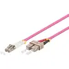 Image de Goobay câble à fibres optiques, multimode (OM4) violet, 10 m (10 m), Câble réseau