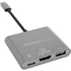 Image de Terratec Connecter C3 (USB-C, 3 ports), Station d’accueil + hub USB, Argent