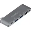 Image de Terratec Connect C7 CardReader (Port de connexion (propriétaire), 3 ports), Station d’accueil + hub USB, Noir