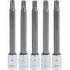 Image de KS Tools, Clé à douille + douilles, Jeu de douilles à embout 1/4"" spécial airbag, 5 pcs.