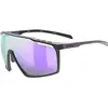 Image de Uvex, Unisexe, Lunettes de sport, Mtn Perform (Noir-pourpre mat, Noir, Purple), Noir, Violet