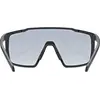 Image de Uvex, Unisexe, Lunettes de sport, Mtn perform V S (Noir mat, vario ltm blue), Noir