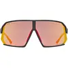 Image de Uvex, Unisexe, Lunettes de sport, sportstyle 237 CV (black matt (red)*, colorvision mirror red), Rouge, Noir