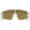 Image de Uvex, Unisexe, Lunettes de sport, Skyryse jr. (Rose-vert mat, Miroir Rose), Pink, Turquoise