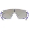 Image de Uvex, Unisexe, Lunettes de sport, Skyryse (Pourpre clair, Lavande miroir), Violet, Transparent