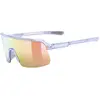 Image de Uvex, Unisexe, Lunettes de sport, Dyrt (Pourpre clair, Miroir Rouge), Violet, Transparent