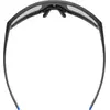 Image de Uvex, Unisexe, Lunettes de sport, Skyryse (black matt (bleu), Miroir Bleu), Noir