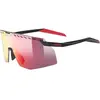 Image de Uvex, Unisexe, Lunettes de sport, pace stage (black matt (red)*, Miroir Rouge), Rouge, Noir