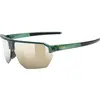 Image de Uvex, Unisexe, Lunettes de sport, vectiv set (Olive Transparent, Miroir Or), Vert