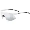 Image de Uvex, Unisexe, Lunettes de sport, aerios (Blanc, Miroir Argent), Blanc
