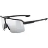 Image de Uvex, Unisexe, Lunettes de sport, ramp (black matt (argent), Miroir Argent), Noir