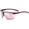 Image de Uvex, Unisexe, Lunettes de sport, aerios (Cranberry Mat, Miroir Rose), Pink, Rouge