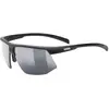 Image de Uvex, Unisexe, Lunettes de sport, aerios (Noir mat (smoke), Fumée), Noir
