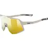 Image de Uvex, Unisexe, Lunettes de sport, sequenze (Gris Mat, Miroir Or), Gris