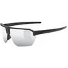 Image de Uvex, Unisexe, Lunettes de sport, vectiv (black matt (argent), Miroir Argent), Noir