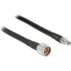Image de Delock RP-SMA mâle vers N mâle, 1m (Câble d'antenne), Câble d'antenne
