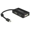 Image de Delock Adaptateur 62631 Mini Displayport Vers Hdmi Dvi Vga