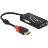 Image de Delock Adaptateur Displayport 1.2 vers HDMI/VGA/DVI, 4K (DVI, HDMI, VGA, 20 cm), Adaptateur données + vidéo, Noir