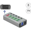 Image de Delock Hub USB 3.2 (USB-B, 6 ports), Station d’accueil + hub USB, Gris