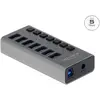 Image de Delock 63669 (USB-A, 7 ports), Station d'accueil + hub USB, Gris