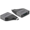 Image de Delock Lecteur de carte USB-C (USB, USB 3.0, USB-C, USB-C 3.2 Gen 1), Lecteur de carte mémoire, Gris