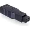 Image de Delock FireWire IEEE 1394B à IEEE 1394A (FireWire, 1.50 cm), Adaptateur données + vidéo, Noir