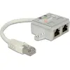 Image de Delock Doubleur de connexion RJ45 2x ISDN (Accessoires réseau), Réseau : accessoires
