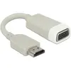 Image de Delock Adaptateur de moniteur HDMI-A vers VGA (VGA, 15 cm), Adaptateur données + vidéo, Beige